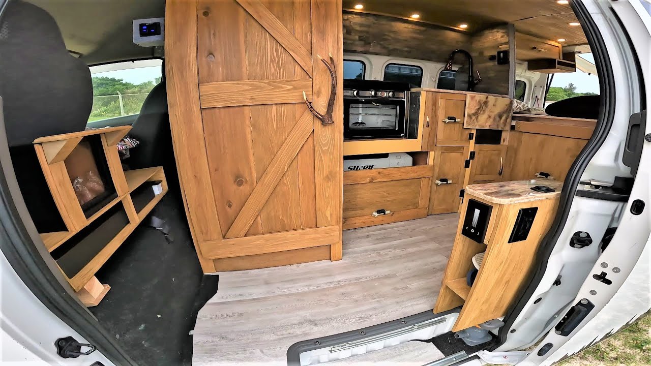Full Review Self Build Camper Van | Nissan NV350 Long High Roof Model Off Grid Conversion