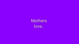 A mothers Love.