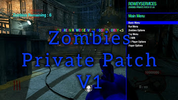 BO1 | TU11/1.13 | Roweys Private Patch v1 | Zombies | GSC Mod Menu | (CFW/RGH/JTAG) [+Download]