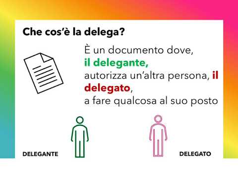 La delega