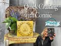 Quick Crafting with Connie - IOD Molds - Summery Bee Tile