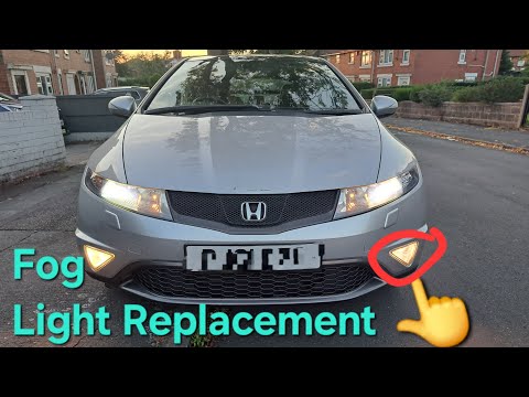 Fog lights Honda Civic Mk8 2.0L Petrol 201 HP rear and front