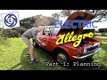 Austin Allegro electric car conversion: planning, budget &amp; goals.