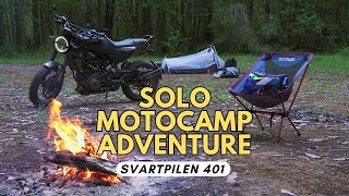 Motorbike Camping on Svartpilen 401 - Nature Sounds