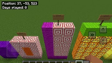 Minecraft Number blocks Learning the Six times table