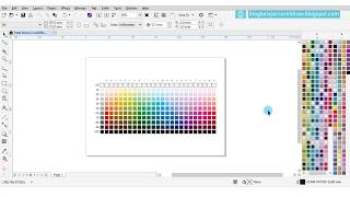 CARA SETTING PALET WARNA SEPERTI ADMIN BELAJAR CORELDRAW