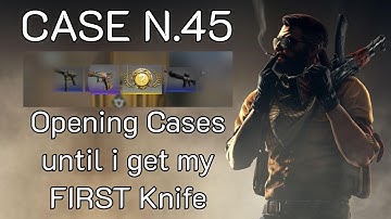 Opening Cases until i get my FIRST Knife DAY 45 #csgo #unboxing #caseopening