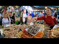 Best cambodian street food 2024  delicious hot pot noodles spring rolls  more