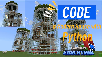 Learn Coding with Minecraft! | Build a Modern House with Python