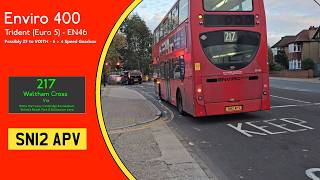 UNUSUAL GEARBOX MELODY | Voith - Enviro 400 Trident [Euro 5] — Route 217 — [Go Ahead London]
