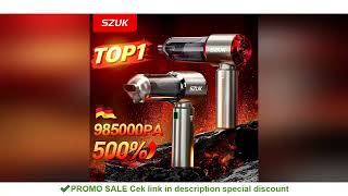 SZUK C012MAX Car Vacuum Cleaner Strong Suction Cleaning Mini Machine Wireless Portable Handhled Blow