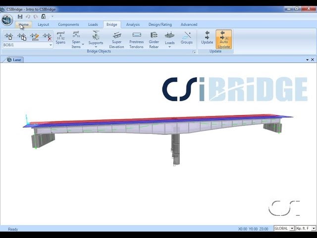 CSiBridge - 01 Introductory Tutorial: Watch & Learn