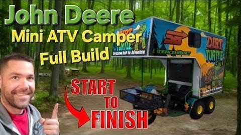 We Built a John Deere MINI Camper for Overlanding! Full Build