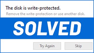 الحل النهائى مع مشكلة الفلاشة The disk is write-protected | read-only protected