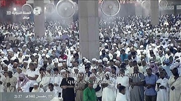 تلاوة صلاة التراويح من المسجد النبوي ، الليلة الثامنة عشرة 17 رمضان 1440 | الشيخ أحمد الحذيفي