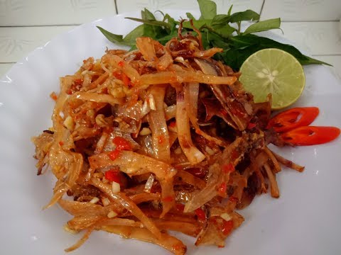 KHÔ MỰC CHIÊN NƯỚC MẮM, đơn giản, dể làm, ngon nhức nách