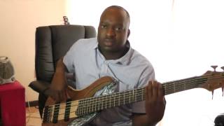 Video thumbnail of "Israel Mosehla - Bless the Lord oh my soul Bass Cover"