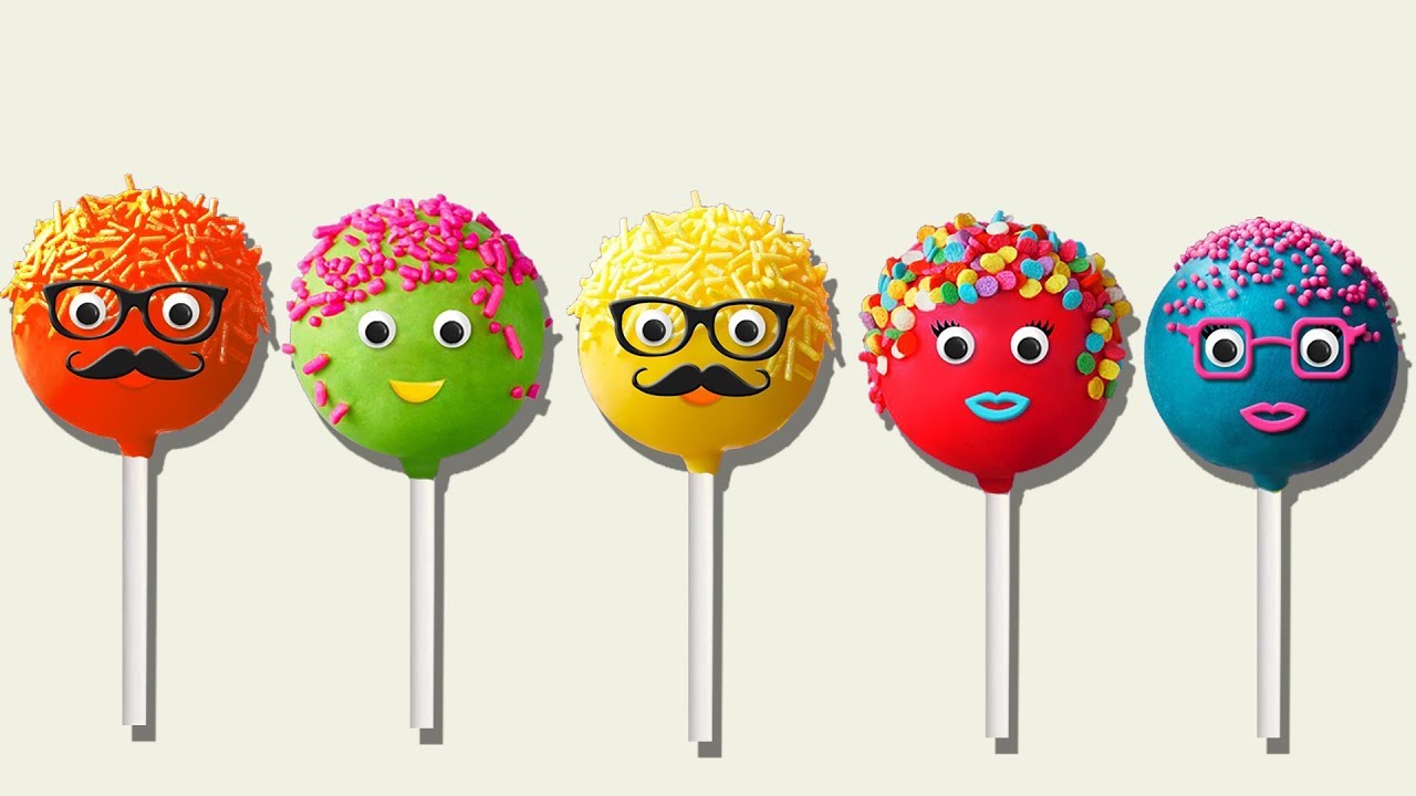 Colors Learn Cake Pop Finger Family Song YouTube