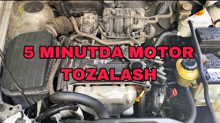 : 5 MINUTDA MOSHINA MATORINI YANGIDAY QILIB YUVISH