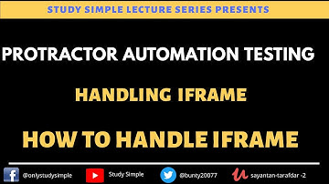 How to handle iframe | Protractor Handling Iframe | Protractor tutorial |