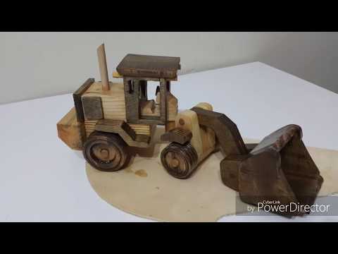Ahşap oyuncak kepçe yapımı woodworking toys