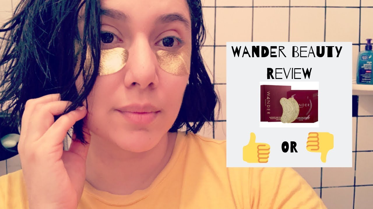 Wander Beauty || Baggage Claim Gold Eye Masks Review