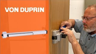 How to Install the Von Duprin 22 Exit Device