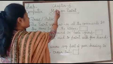 Class-2/Computer, (Ch-6, True-False, Match-Ups)