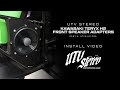 UTV Stereo Kawasaki Teryx H2 Front Speaker Adapters | Install Video