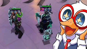 I finally got Singed Exodia! He stuns units by running them over?!