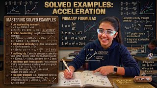 Solved Examples by Equation of motion with Constant acceleration 