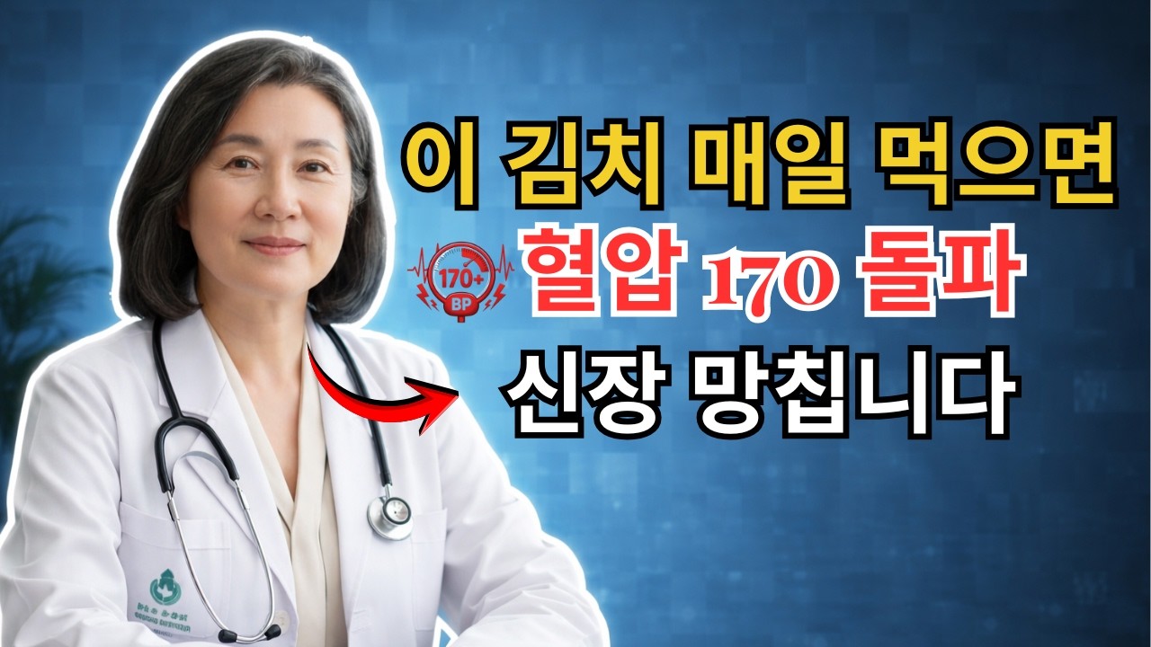 60대 이후 '이 김치' 매일 먹으면 혈압 170 넘습니다⚠️ 신장 망치는 김치 종류 3가지 vs 혈관 청소하는 김치 2가지✨｜나트륨 폭탄 피하는 법