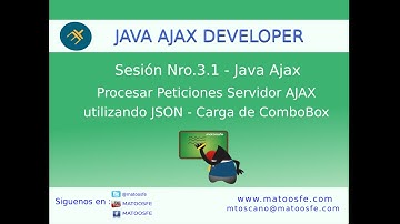 Curso de Java AJAX - Sesión Nro.3.1 - Carga de ComboBox, Peticiones Servidor Ajax - Java/JqueryUI