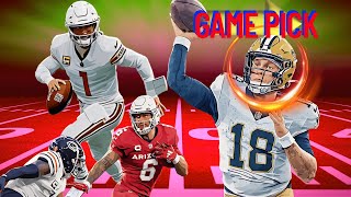 ARIZONA CARDINALS vs NEW ORLEANS SAINTS WEEK 1 GAME PICK & ANALYSIS!