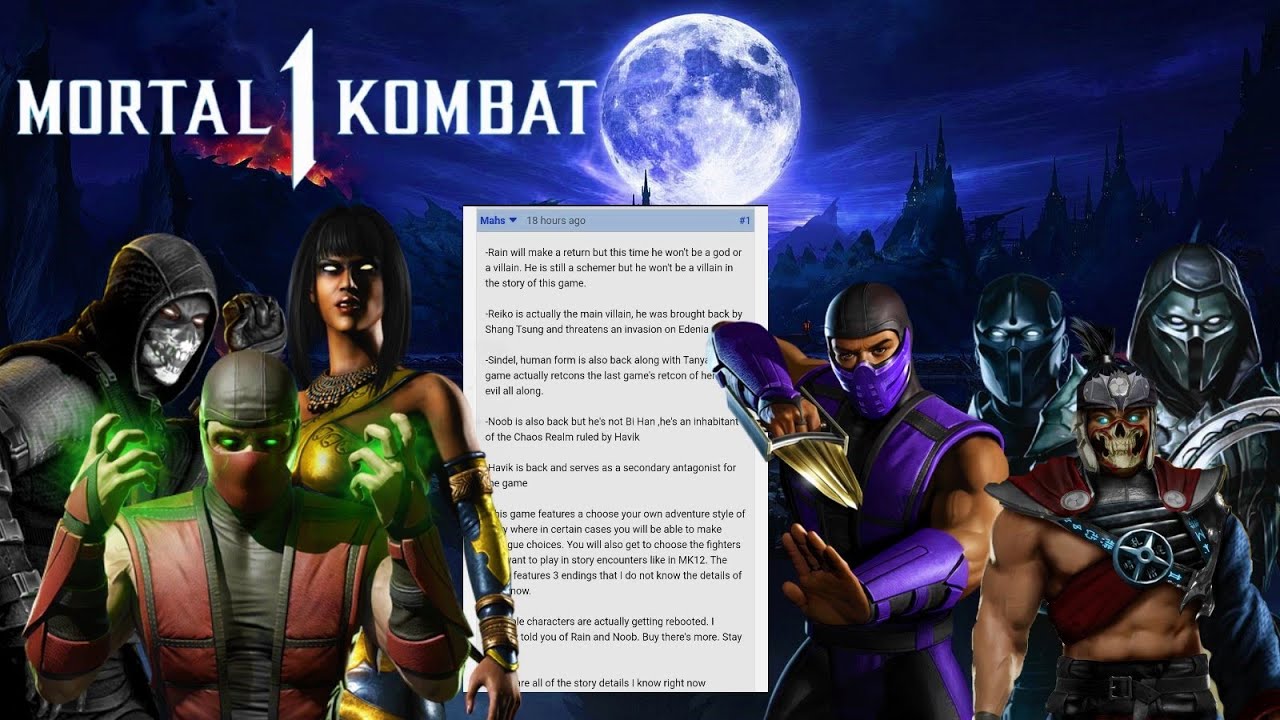 Rumour: Mortal Kombat 1 Kombat Pack 1 characters have seemingly leaked - My  Nintendo News