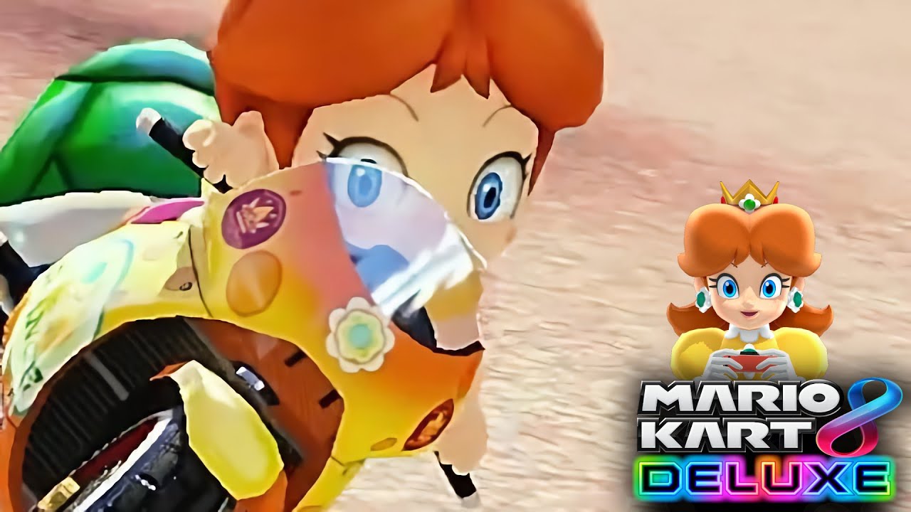 Mario Kart 8 Deluxe Baby Daisy Gameplay at Lucky Cat Cup (DLC Wave 1