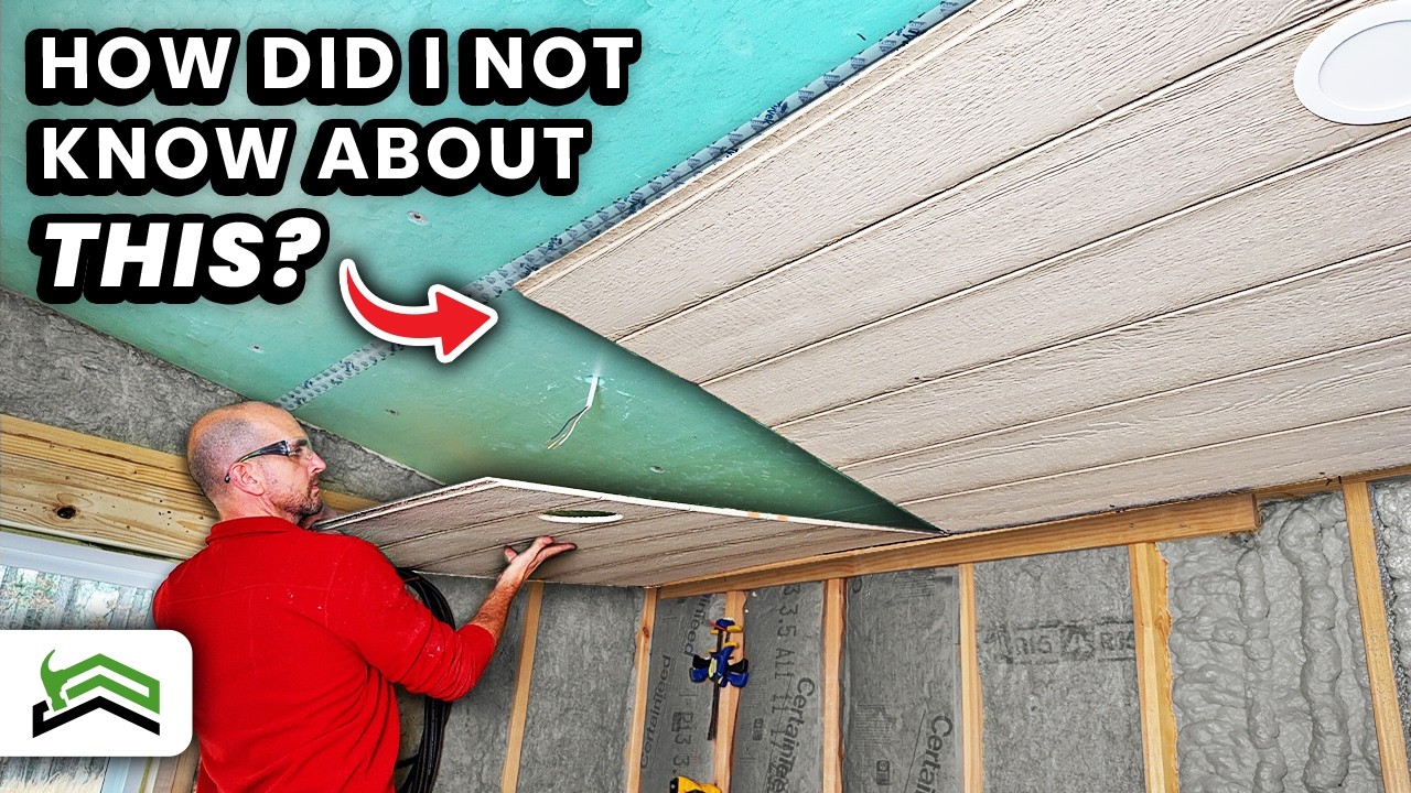 The Ceiling Trick You’ll Wish You Knew Sooner (No Drywall Needed!), on YouTube