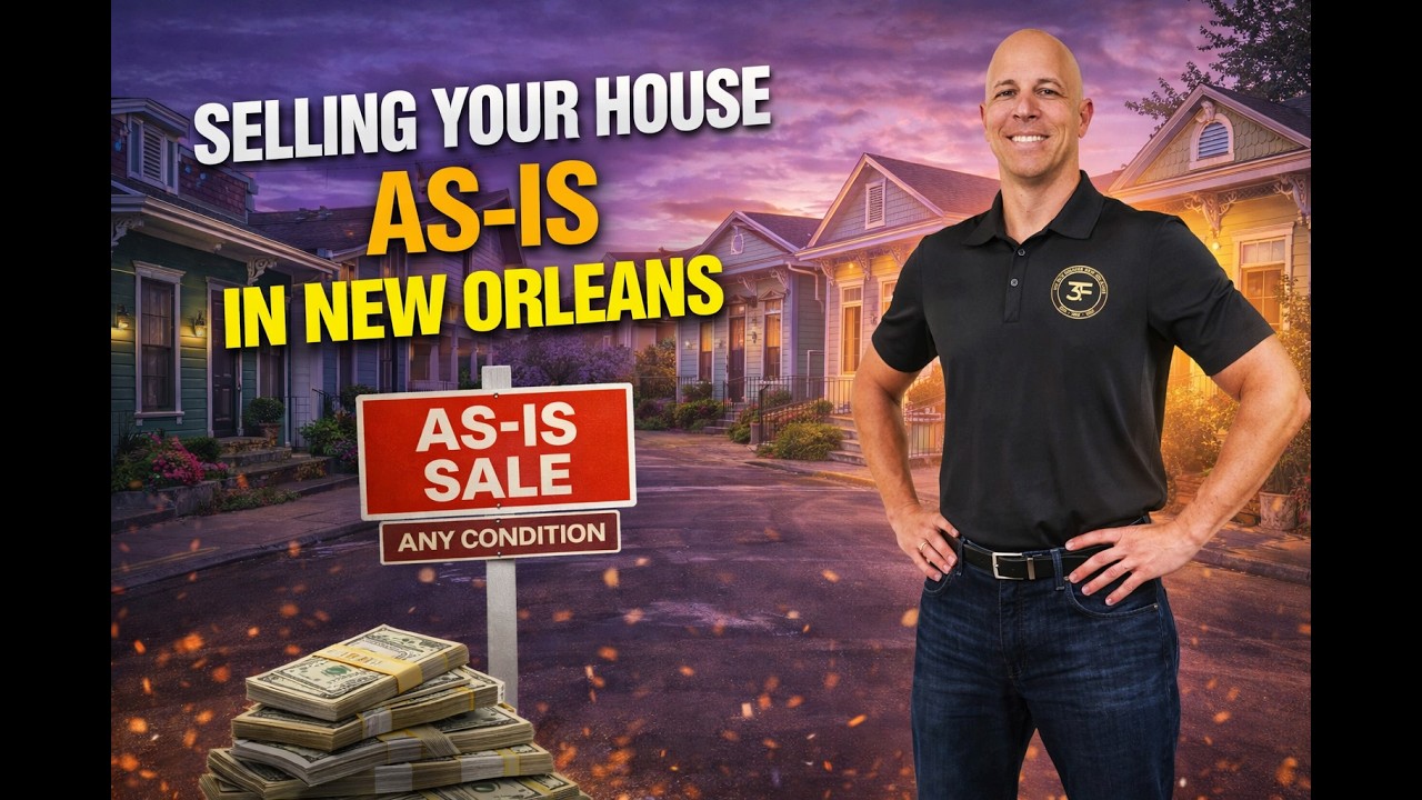 Selling Your House As-Is in New Orleans