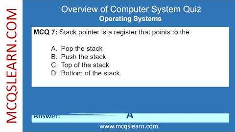 Overview: Computer System Quiz Questions Answers - Class 12-9 Computer System PDF Quiz - Ch 1 Notes