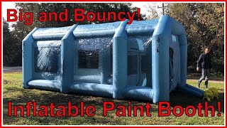 Big and Bouncy! Inflatable Paint Booth.
