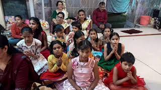 Children chanting Ashtakam | Navratri 2025 | Ayappa Temple