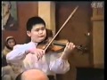 11 Year Old Violin Prodigy Chuanyun Li(李传韵) Plays Bach and Paganini - 1991 Wieniawski Competition