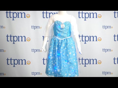 Disney Frozen Musical Light Up Anna Costume size large 