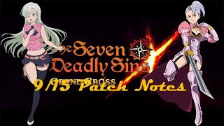 7DS Grand Cross 9/15 patch notes Hell difficulty is coming
