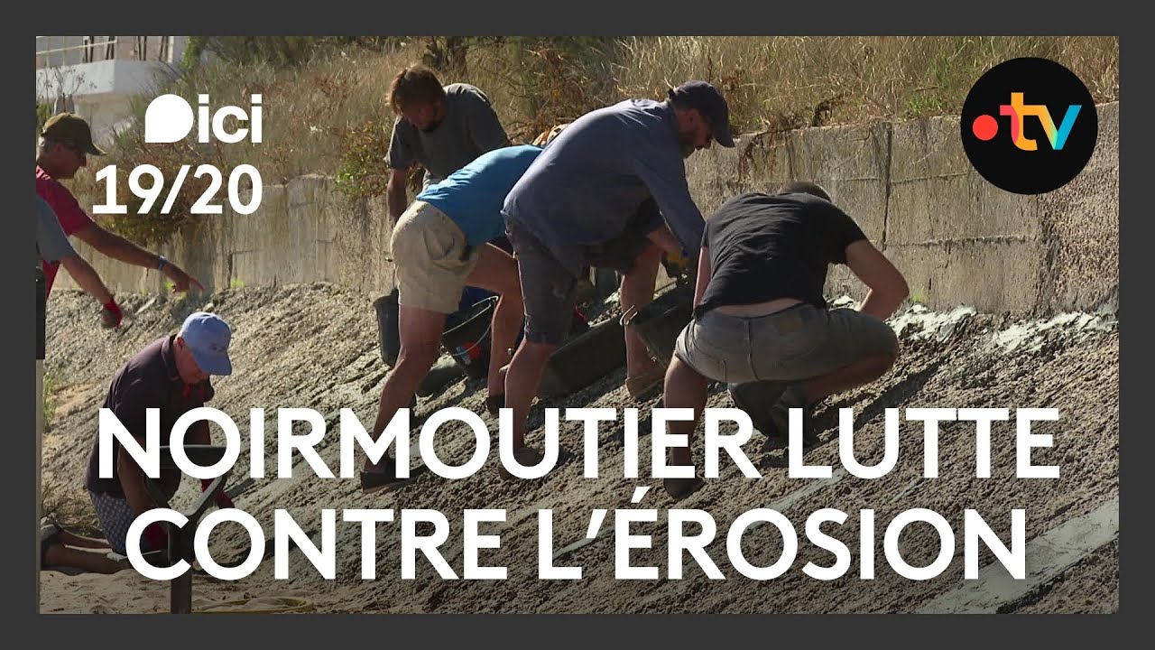Les habitants de Noirmoutier solidaires face à l'érosion du littoral