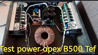 Test power apex b500 tef || versi 2U