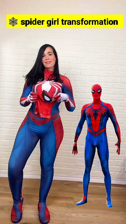 💥spider girl cosplay gyatt spider-man costume #shorts #spiderman #trending