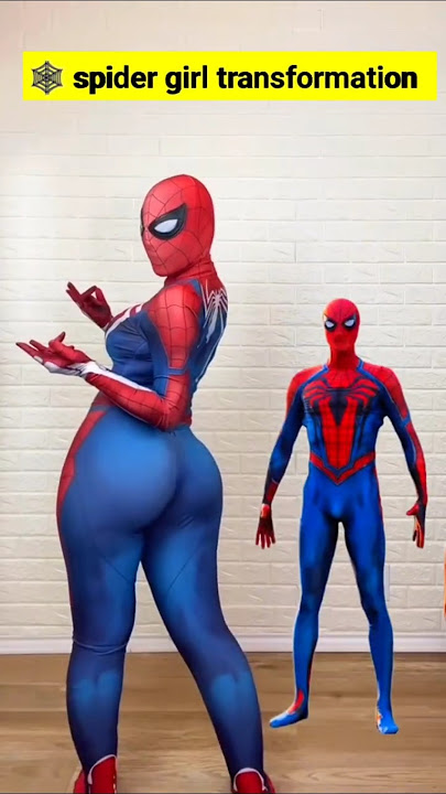 💥spider girl cosplay gyatt spider-man costume #shorts #spiderman #trending