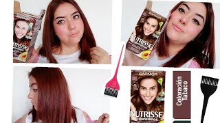 Me PINTÉ el PELO SOLA **RUBIO DE GARNIER NUTRISSE ☻ | Anns