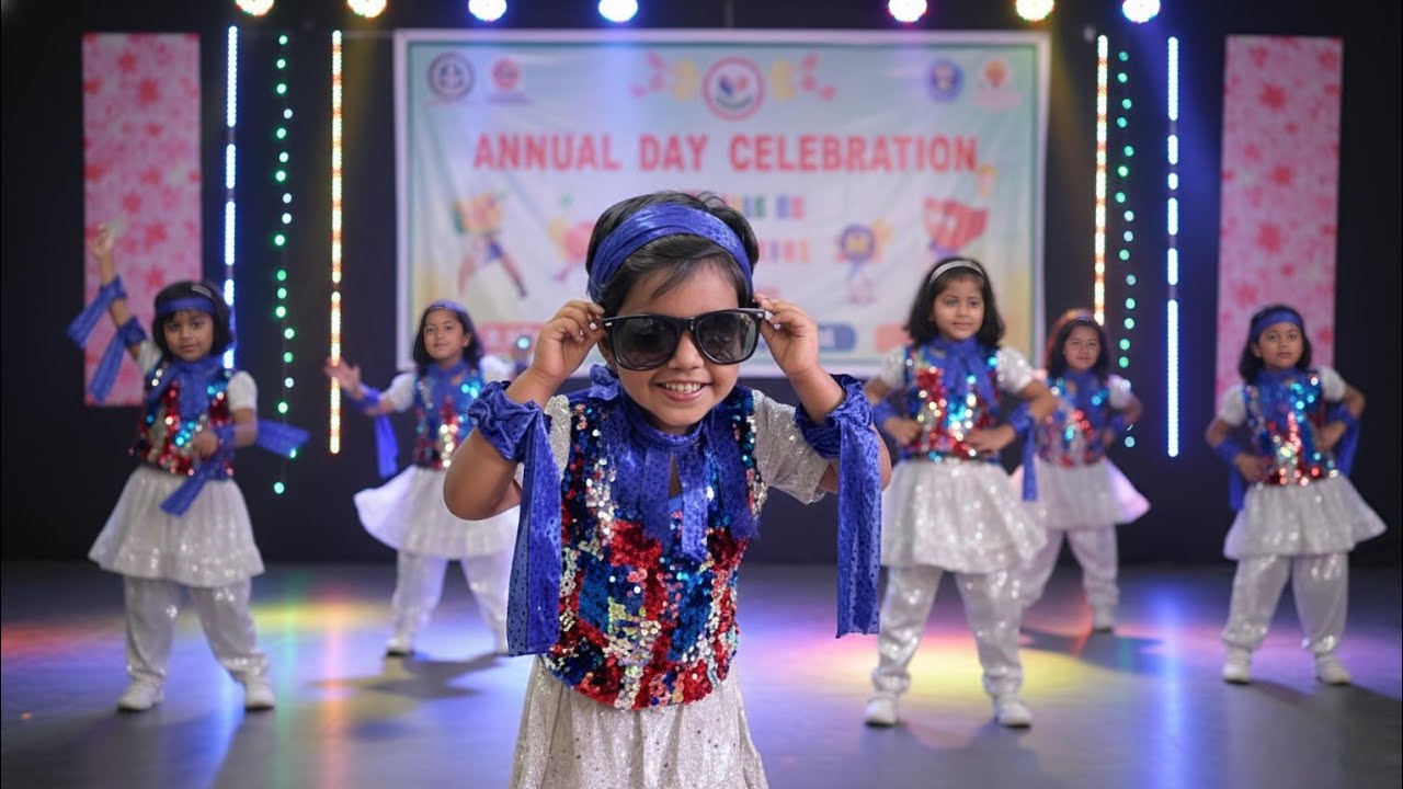 चिऊताई On Stage 😎😍 | First Annual day dance performance  | Fit Beardass